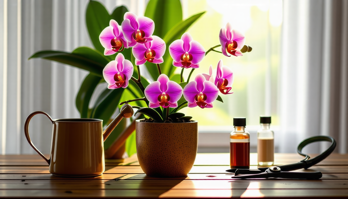 discover essential tips and techniques for properly caring for your potted orchid. learn about watering, light conditions, potting mix, and fertilization to ensure your orchid thrives and blooms beautifully.