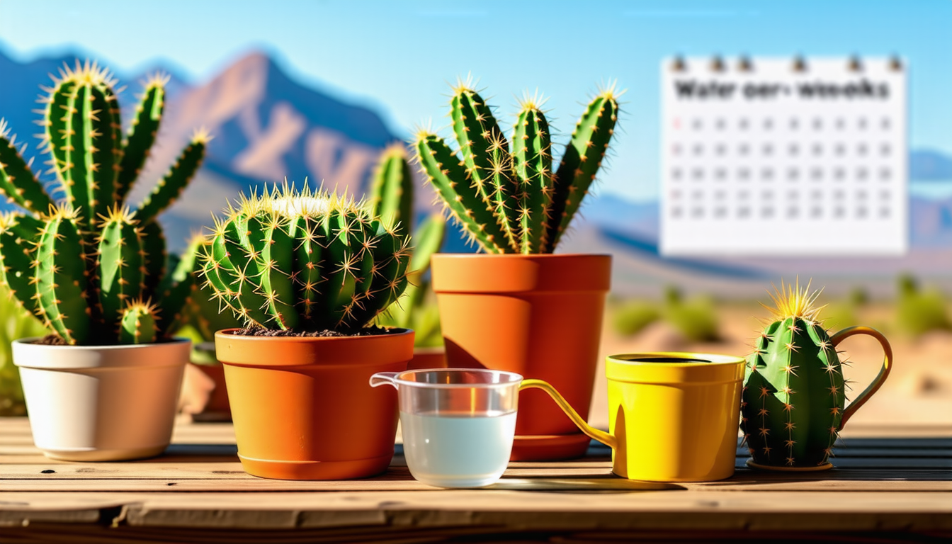 learn the optimal watering frequency for cacti to ensure they thrive in your home. discover essential tips on moisture needs, seasonal adjustments, and common watering mistakes to avoid for healthy, resilient plants.